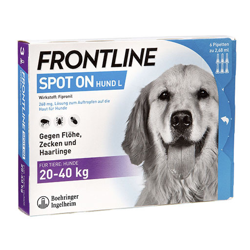 Frontline Spot-on Hund L  (20 - 40 kg) 6 St.