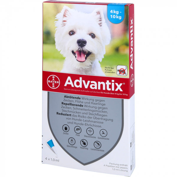 ADVANTIX 100/500 | Hund 4-10kg | 4St.
