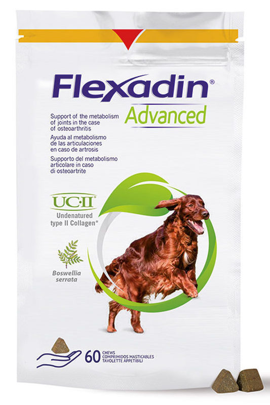 FLEXADIN Advanced Chews Diät-Erg.Futterm.f.Hunde 60 Kautabl.